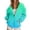 A-Green1125, variant on Womens Raglan Zip Up Hooded Cardigan Dual Side Pocket Long Sleeve Jackets Jogging Daily Wear Casual Hood Outerwear