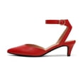 thumbnail image 4 of Zapatos DREAM PAIRS Luna Tacones Bajos Rojos Talla 11, 4 of 7