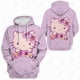 thumbnail image 1 of Suéter con capucha informal de moda para mujer con estampado de Hello Kitty y gatito lindo para otoño/invierno, 1 of 1