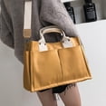 thumbnail image 6 of Kukuzhu Small Canvas Tote Bag with Multi Pockets Canvas Handbag Tote Purse for Women Canvas Crossbody Bag Top Handle, 6 of 6