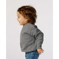 thumbnail image 6 of Rabbit Skins Toddler Sweatshirt Boys & Girls | Long Sleeve Fleece , Granite Heather, 2, 6 of 6