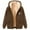 Brown, variant on Lovzfmll Men's Graphic Zip Hoodie, Long Sleeve Fleece-Lined Sweatshirt Jacket, Outerwear for Warmth and Street Style Gray, 3XL