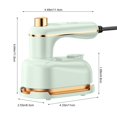 thumbnail image 3 of Vacemry Under $5 Foldable Handheld Travel Iron with Base, Portable Steam Iron, Hanging & Flat Ironing for Clothes, Dormitory, Business Trip, Quick Wrinkle Remover, 3 of 9