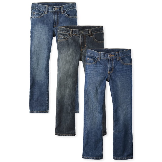 Botas Jeans The Children's Place para niños, paquete de 3, talla 14