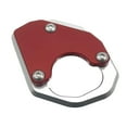 thumbnail image 1 of Xingzhi Side Stand Extension Motorcycle Enlarge Plate Pad Easy Installation Strong And Durable Supporting Bike Alloy Stronger red 1Set, 1 of 6