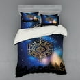 thumbnail image 1 of Ambesonne Galaxy Bedding Set 4 Pcs, Third Eye Milky Way, Queen, Multicolor, 1 of 3