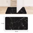 thumbnail image 2 of Enhance Your Bathroom with Color&Geometry's Quick-Dry Black Bath Mat - 17x30 Absorbent Non-Slip, 2 of 6