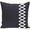 Blue, variant on Simply Daisy 16" x 16" Lace Up Geometric Print Pillow, Navy