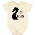 thumbnail image 3 of Inktastic Always Be a Dragon Boys or Girls Baby Bodysuit, 3 of 5