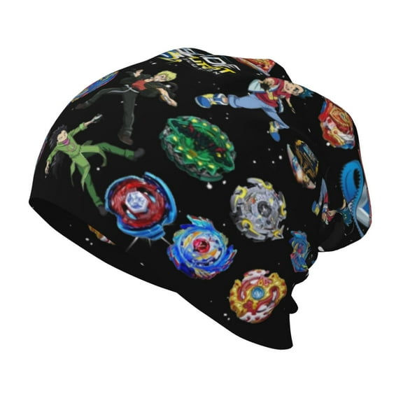 Top Beyblade Burst Kids Beanie Hat Hedging Warm Knit Hat Foldable Cap Pullover Outdoor Boys Girls