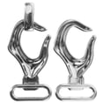 thumbnail image 3 of Portable Coat Toggle Buckle in Silver for Clothes with Lightweight Metal Design and Smooth Surface, 3 of 8