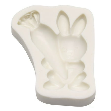 

Easter Bunny Rabbit Carrot Mold Cake Chocolate Mould Baking Tool Make Easter Gifts for Children Corrosion Resistance