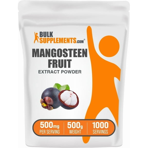 BulkSupplements Mangosteen Extract Powder - 500mg per Serving - 500 Grams (1.1 lbs) - 1000 Servings