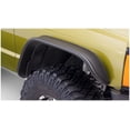thumbnail image 2 of Bushwacker by RealTruck Jeep Flat Style Front Fender Flares | 2-Piece Set, Black, Textured Finish | 10063-07 | Compatible with 1984-2001 Jeep Cherokee, 2 of 6