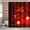 Red-4, variant on 72x72 Inch Happy Valentine''s Day Themed Shower Curtain Red Rose Champagne Candles Holiday Celebrate for Bathroom Decor Waterproof Fabric Polyester Shower Curtain Sets with Hooks