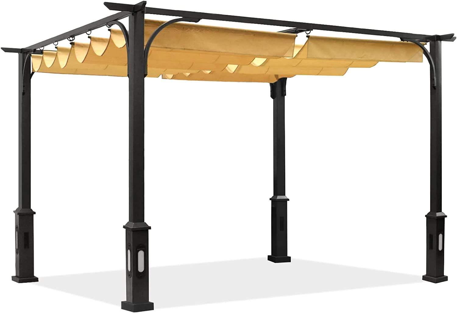 CoastShade 10x10 Pergola Gazebo Canopy Outdoor Patio Garden Steel Frame