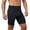 Black, variant on Compression Workout Pants with Pockets High Elasticity Breathable Running Gym Training Base Layer Shorts Clothes for Big And Tall Men