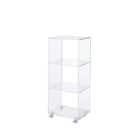 Essential Pieces Acrylic Cubix 3 Tiers Bookshelf - Clear
