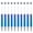 fluorescent blue, variant on 10 Pcs Black Inks Pen Beadable Ballpoint Pen Multicolor Beadable Pen 1.0mm Bead Pen Smooth Writing Pen Novelty Pen