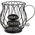 thumbnail image 1 of Large Capacity K Cup Coffee Pod Holder Organizer Mug, Metal Espresso Pod Keeper Storage, 1 of 5