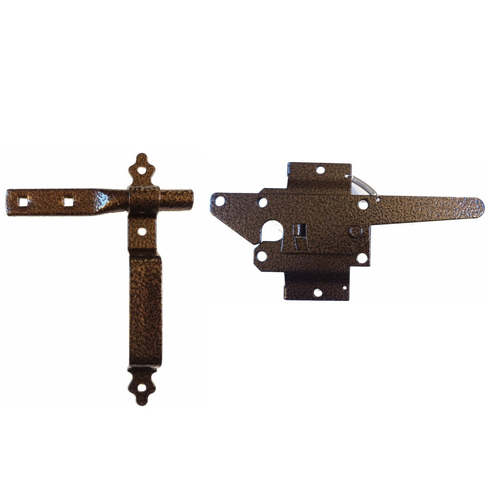 Wood Gate Latch w/Handle Wood Fence Latch Gate Kit, Wood Fence Gate