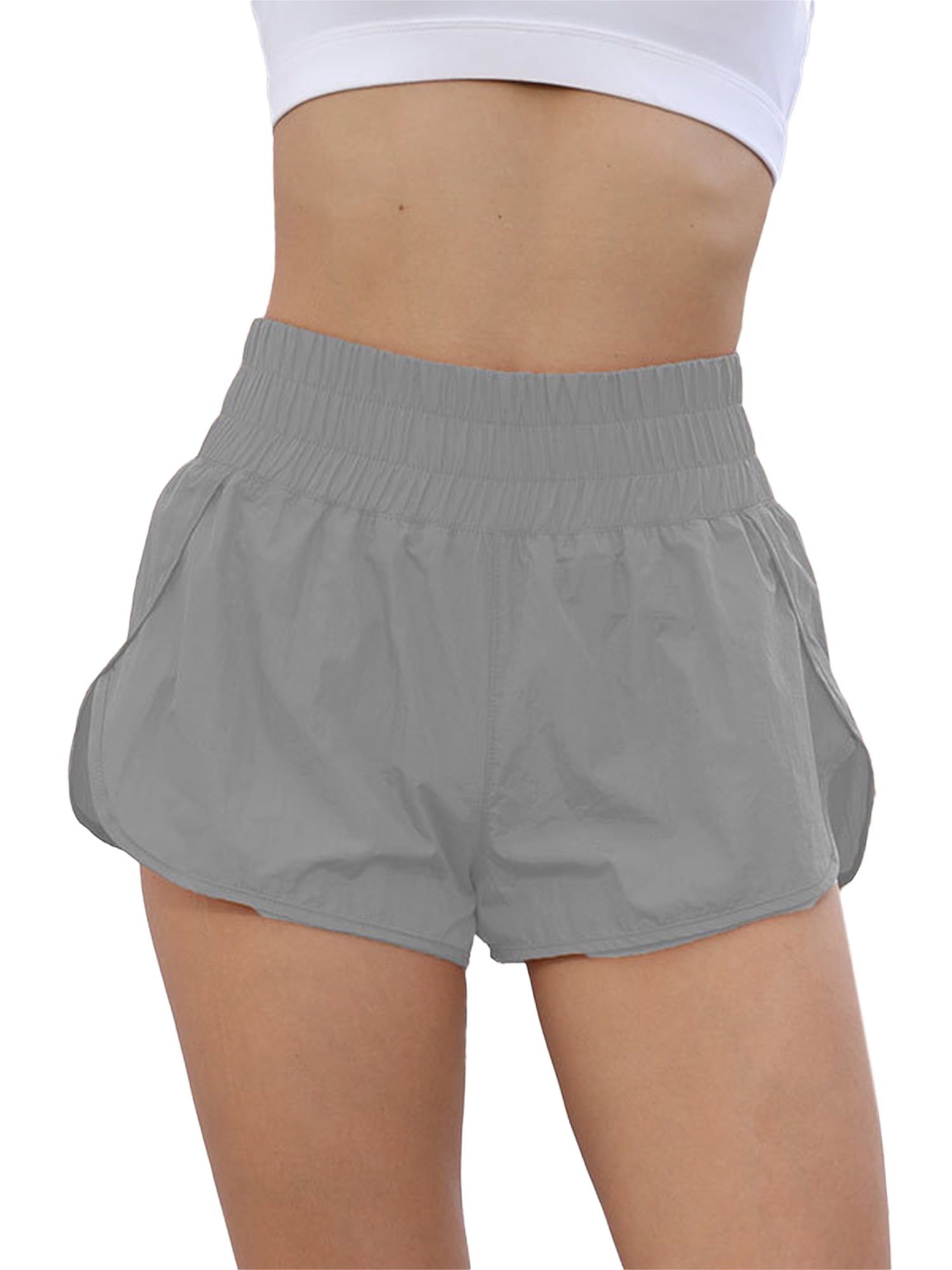 Women High Waist Boho Beach Shorts 