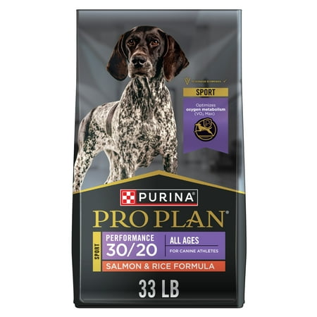 Purina Pro Plan High Protein Dog Food Sport 30/20 Salmon and Rice Dog Food Dry Formula 33 lb Bag