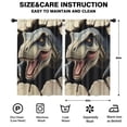 thumbnail image 2 of Blackout Kids Curtains,Dinosaur Childrens Insulated Curtains Set Of 2,Bedroom Essentials,Toddler Room Decor 52x84in(132x213cm), 2 of 4
