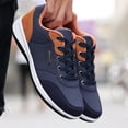 thumbnail image 6 of RotHome Men's Blue Dress Sneakers Comfortable Formal Shoes Breathable Lightweight Casual Loafers Style Slip-On with Padded Collar for Business Work Office, 6 of 8