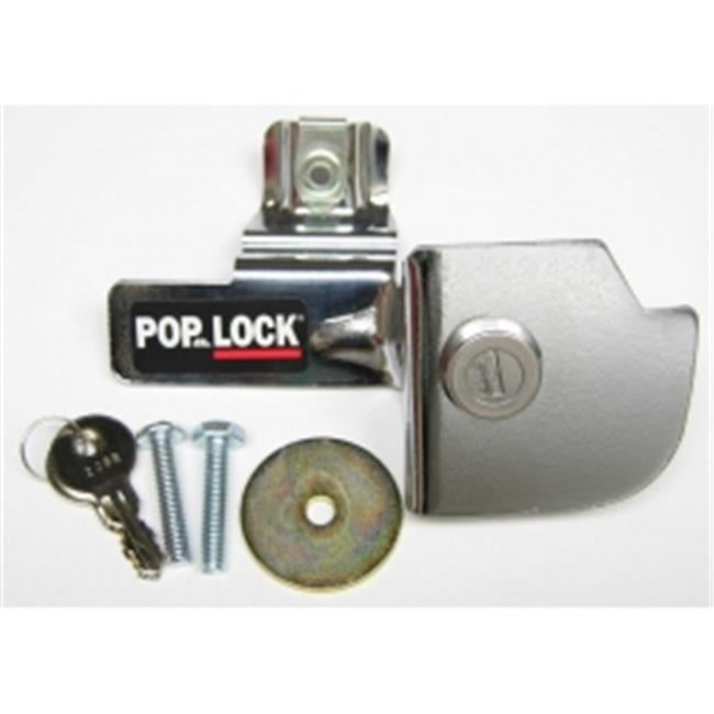 Pop /& Lock PL1100C Chrome Finish Manual Tailgate Lock for GMC and Chevrolet
