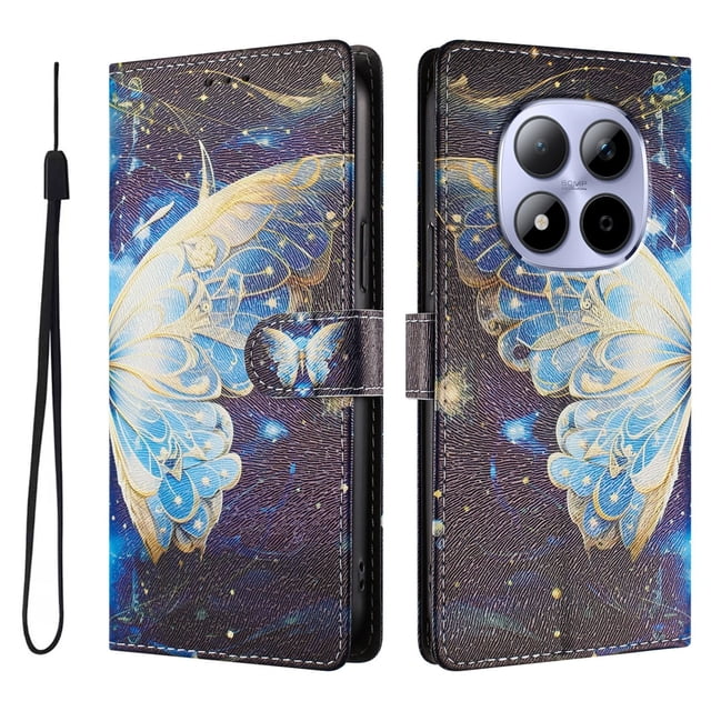 FOXDOCK Funda Tipo Cartera para Xiaomi Redmi Note 15 5G con Soporte y Correa – Diseño de Patrones Lindos
