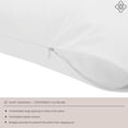 thumbnail image 4 of Bioweaves 100% Organic Cotton Breathable Pillow Protectors GOTS Certified with Zipped Closure – King, 20” x 36”, 2-Pack, 4 of 6