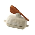 thumbnail image 4 of Mantequillera Decorativa de Cerámica, Fácil de Limpiar, con Tapa para Almacenamiento, Ideal para Panaderías, Refrigeradores Y Hogares., 4 of 9