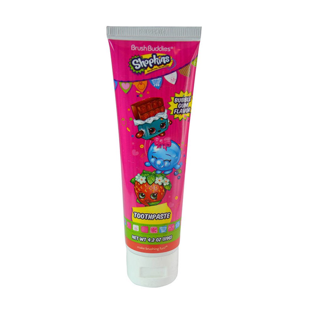 Toothpaste Shopkins Bubble Gum Flavored Toothpaste (Multipack of 3