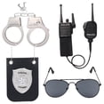 thumbnail image 1 of Set de juguetes de Police Pretend Play, disfraz de Aichiyu, esposas, insignias, 1 of 7