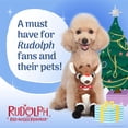 thumbnail image 3 of Juguete de peluche para perros Rudolph 23 cm Red Nose Squeaker Holiday, 3 of 7