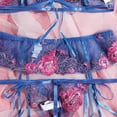 thumbnail image 6 of Fengqque 3Pcs Sexy Women's Pajamas Split Sexy Suit Underwear Sleepwear Set Lace Nightwear, 6 of 7