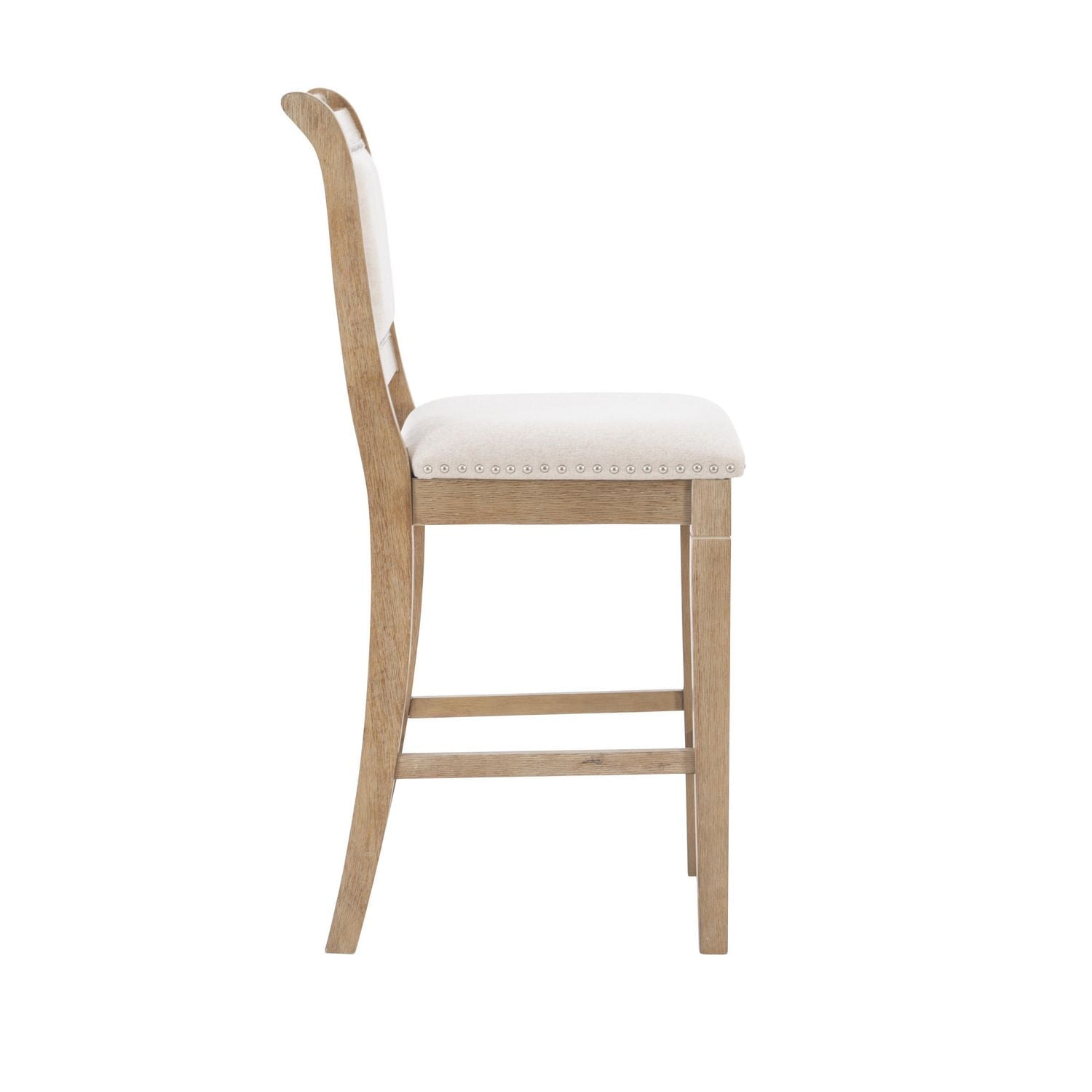 Tabouret de comptoir naturel Perle