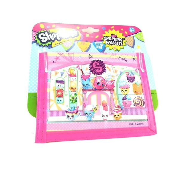 Licensed Girls Faux Leather Bifold Wallet with Snap, Pink