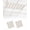 Beige, White, Cream, variant on Fluorescent Light Covers for Ceiling Lights 1 Piece, Grey Striped Magnetic Classroom Light Covers 4x2 Feet, Modern Thin Line Vertical Stripes Fluorescent Ceiling Filters for Office Classroom