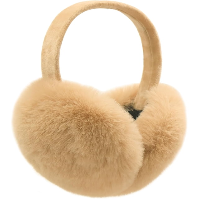 LinYooLi Cache-Oreilles d'Hiver en Fausse Fourrure Chauds Mignons Pliables pour Femmes Filles