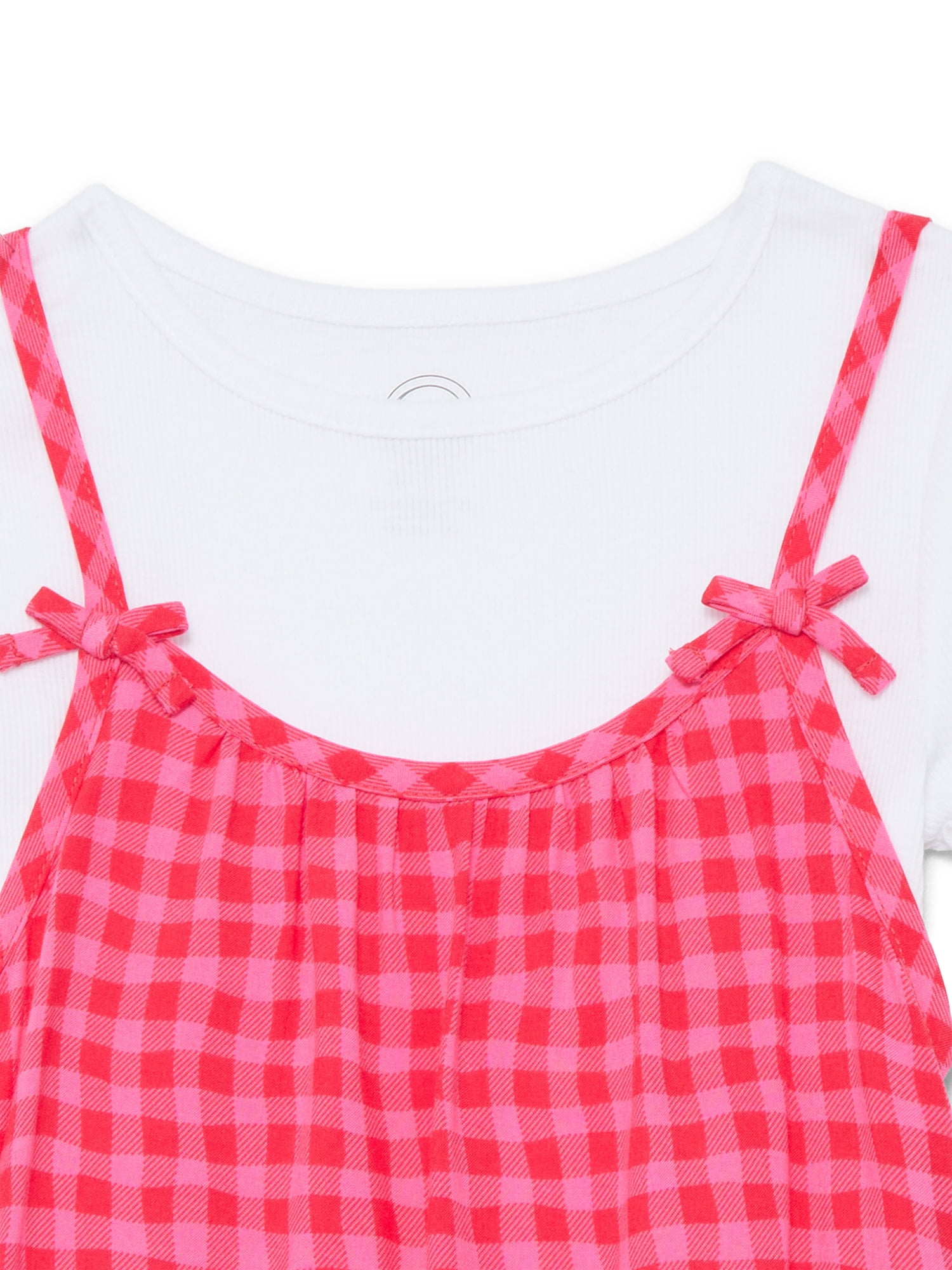 Wonder Nation Girls Cami Dress and Short Sleeve Tee, Sizes 4-18 & Plus