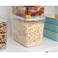 thumbnail image 2 of iDesign Medium Tall Dry Goods Storage Bin, 5” L x 8.1” W x 6” H, Clear, 2 of 7