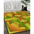 thumbnail image 2 of Ahgly Company Indoor Rectangle Patterned Mahogany Brown Area Rugs, 8' x 10', 2 of 6