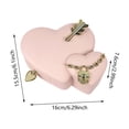 thumbnail image 5 of YIEMEEN Unique Heart Jewelry Display Box with Arrows Storage Organizer for Rings and Necklaces Anniversary and Birthday Gifts, 5 of 10