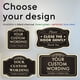 thumbnail image 3 of Letrero decorativo de metal para exteriores SPEEDYORDERS personalizado, 3 of 9
