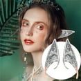 thumbnail image 4 of SDNall Glitter Pixie Ears for Halloween Cosplay, 12Cm Pointed Elf Ear Cuff Costume Party Prop, Easy Wear Fantasy Ears for Women, 4 of 5