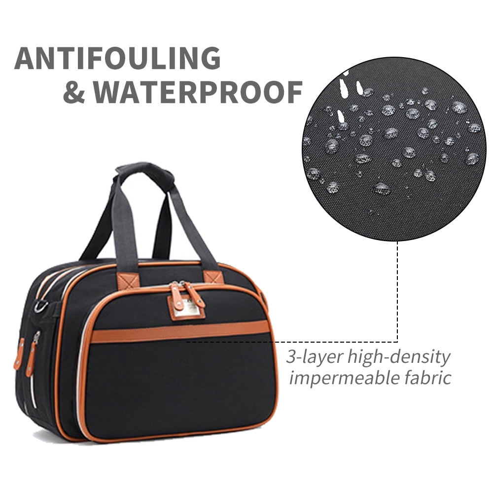 Baby Diaper Bag with Changing Station Mummy Bag Portable Detachable Folding Bed with Bassinet Bed Mat Dad Mom Travel bag