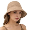 thumbnail image 2 of Floppy Sun Hats For Women Beach Hat Womens Wide Brim Straw Sun Hat Big Sun Hats For Women Large Straw Hat Summer Hats For Women Sun Hats For Women Uv Protection Beach Visor Boho Hats, 2 of 4