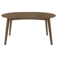 thumbnail image 4 of Jedda 5-piece Oval Dining Table Set Dark Walnut, 4 of 14